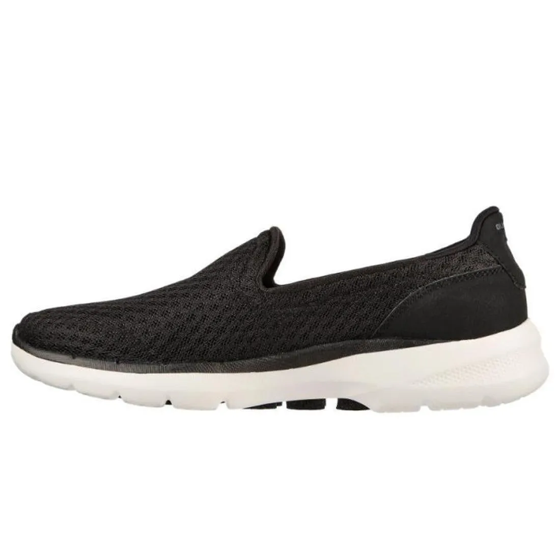 Skechers Go Walk 6 Big Splash Black White Slip on Clearance