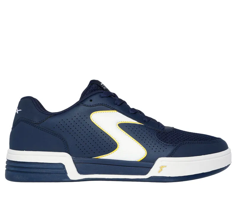 Skechers Mens Viper Court Classic Pickleball Navy Yellow