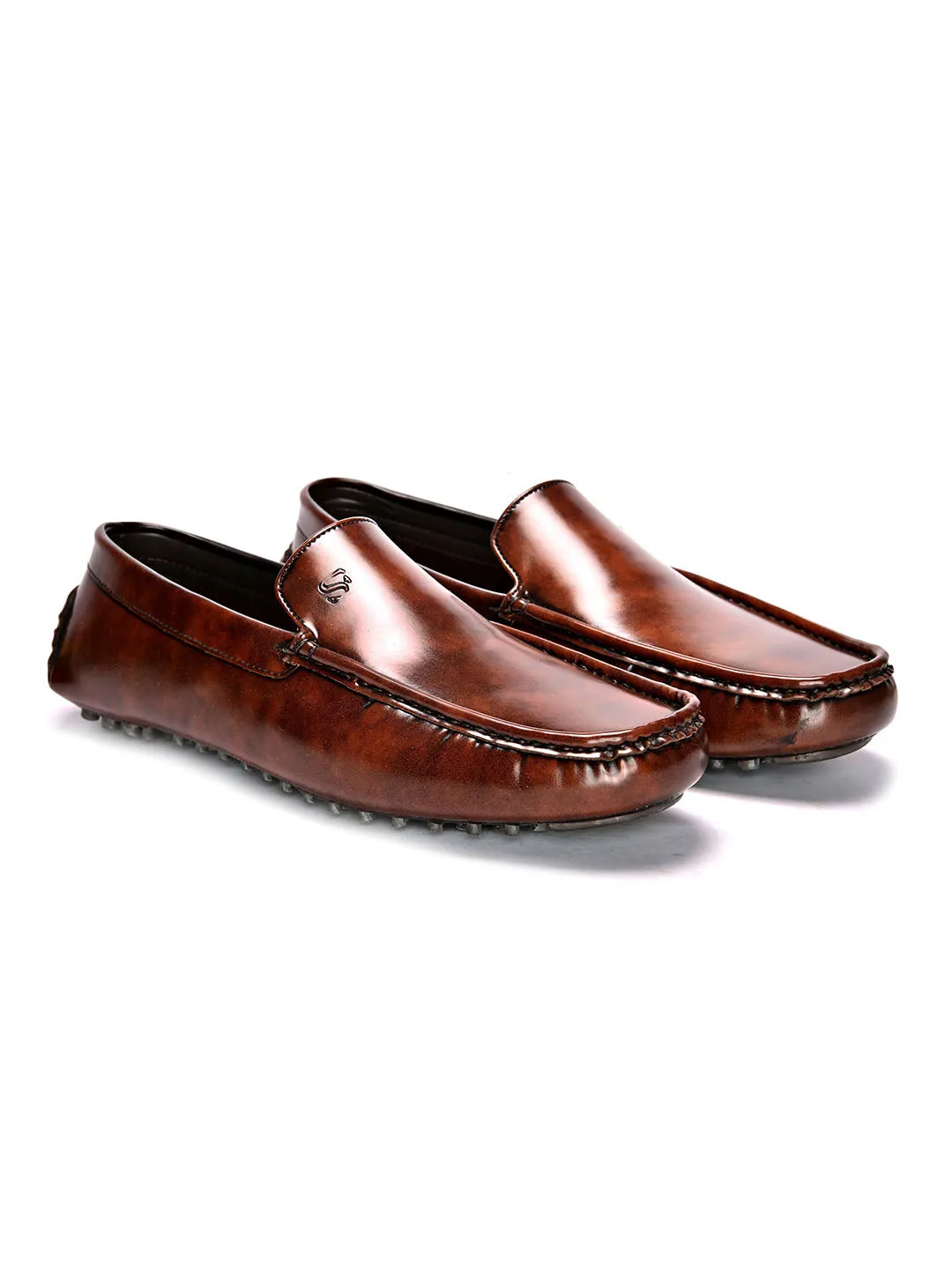 Soho Patent Tan Loafers