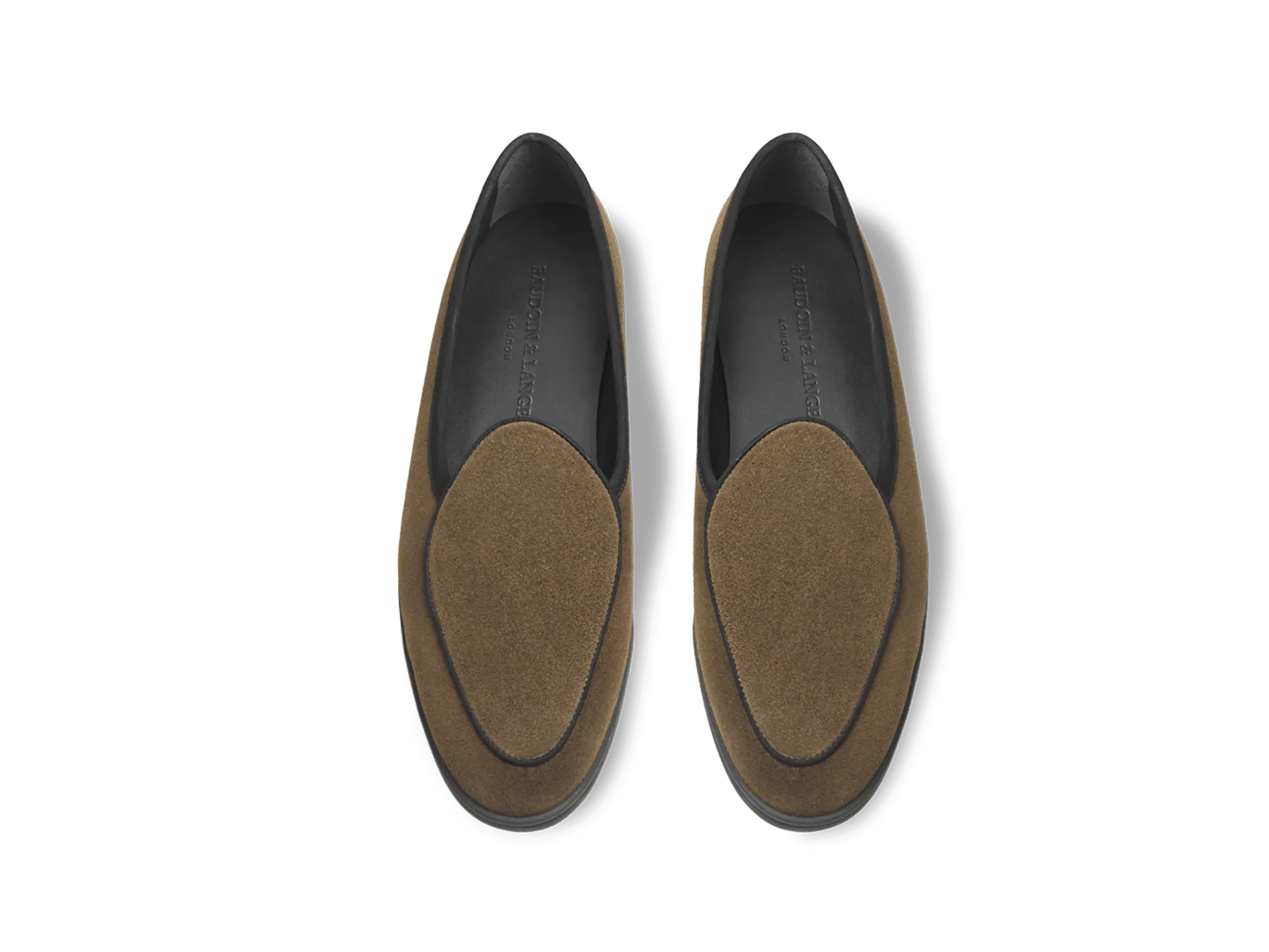 Stride Loafers in Northern Green Glove Suede Dark Sole