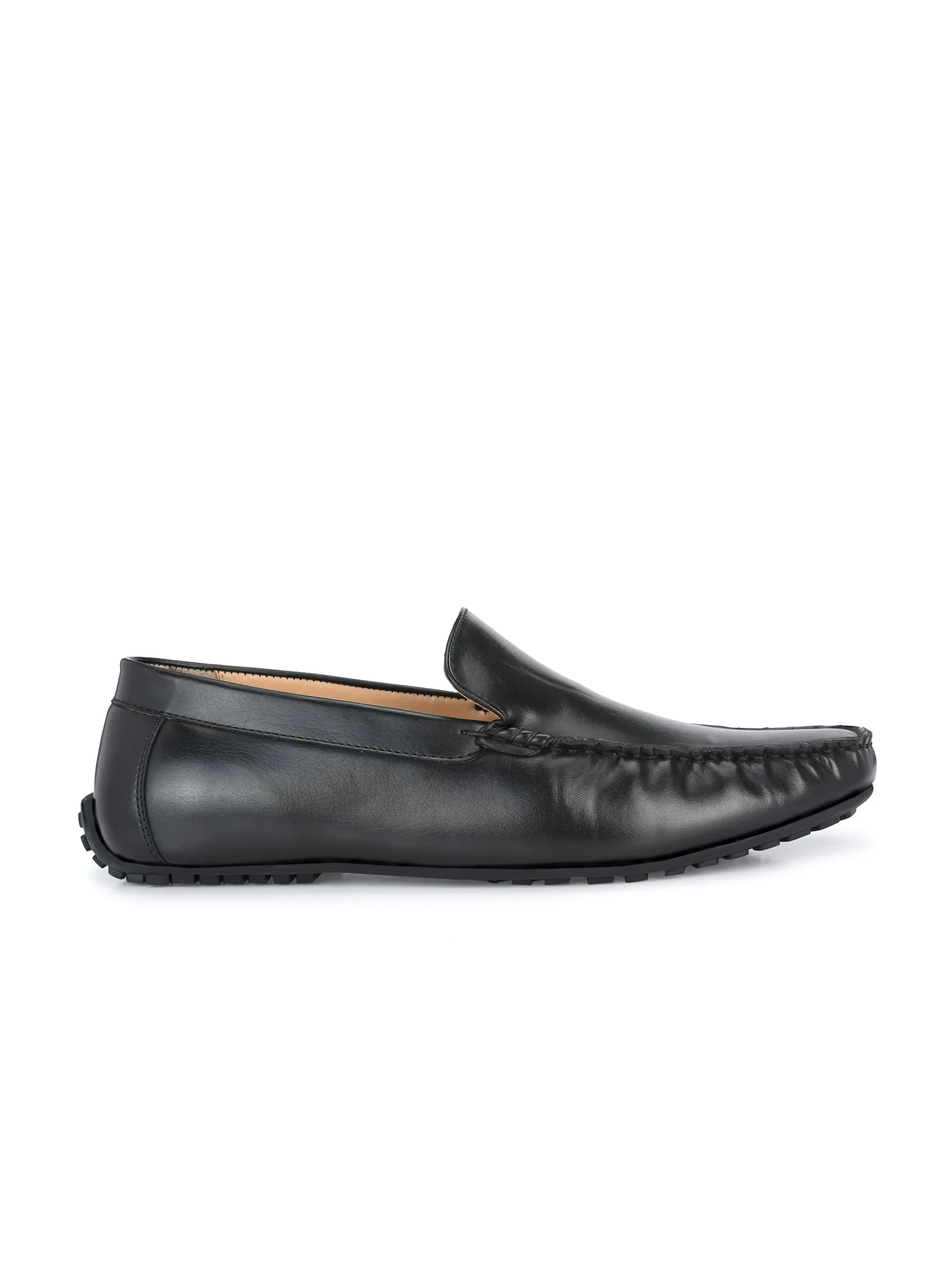 Suave Black Driving Loafers