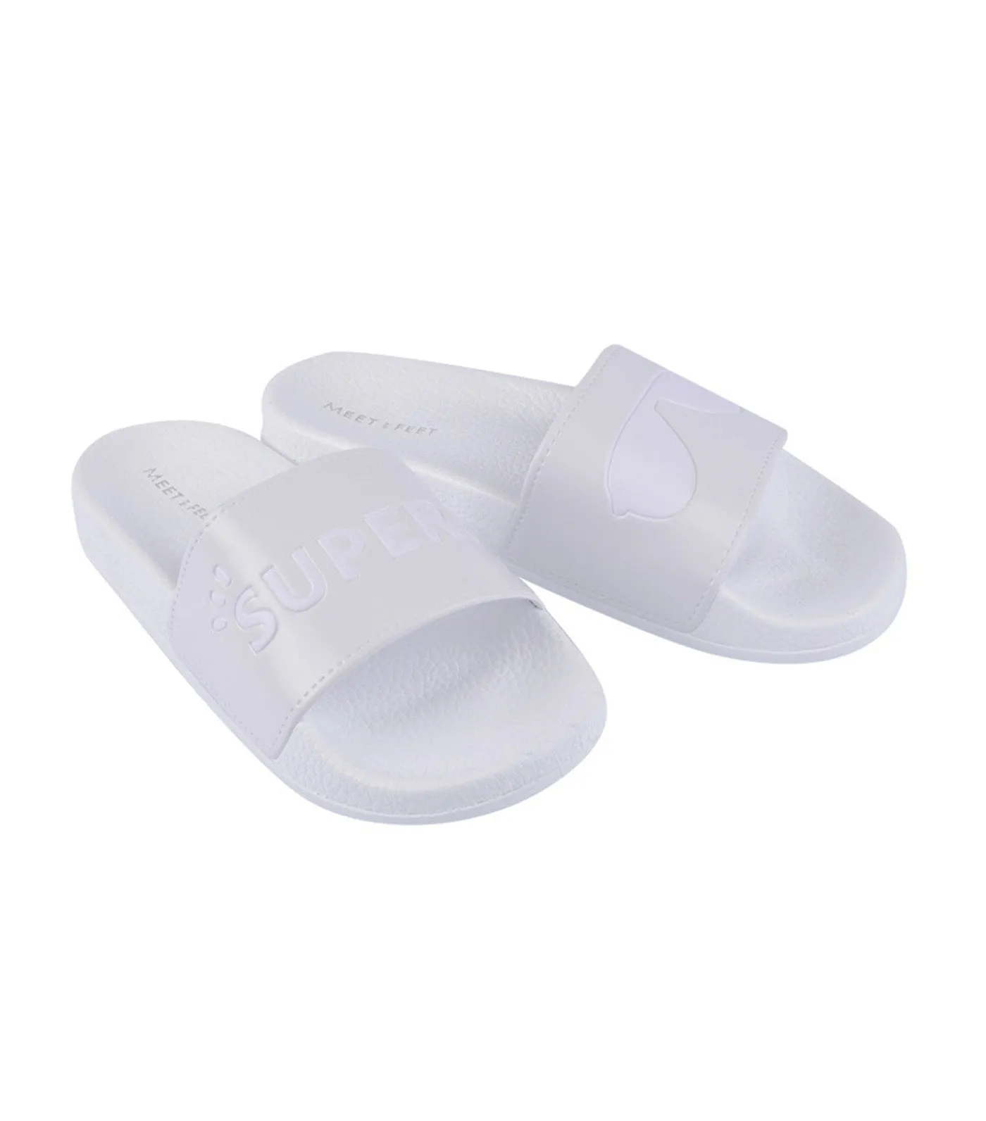 Superb Slippers - White