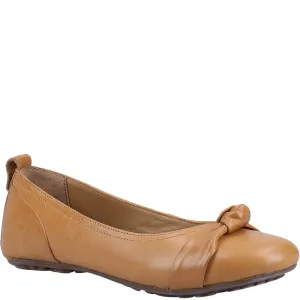 Tan Jada Knot Ballerinas