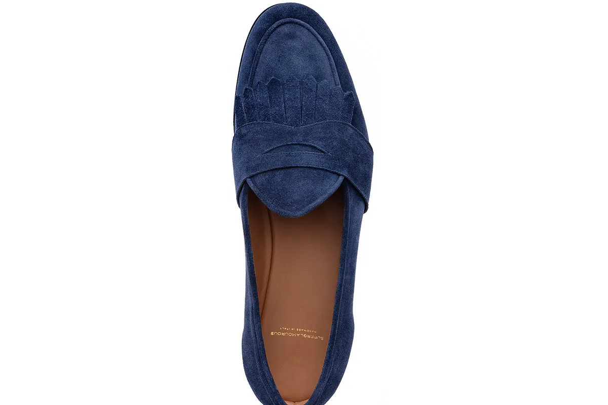 TANGERINE 10 GORAIN NAVY BELGIAN LOAFERS