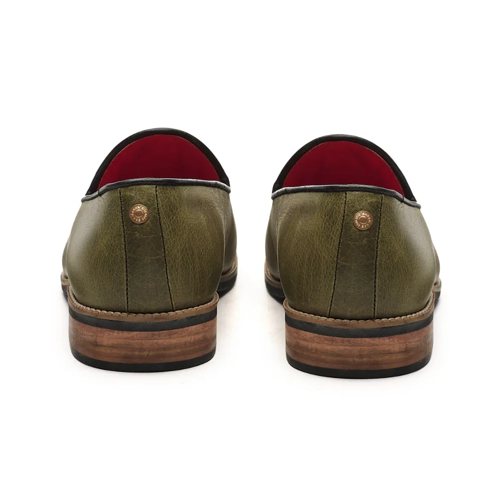 Texo Loafers Men – Olive