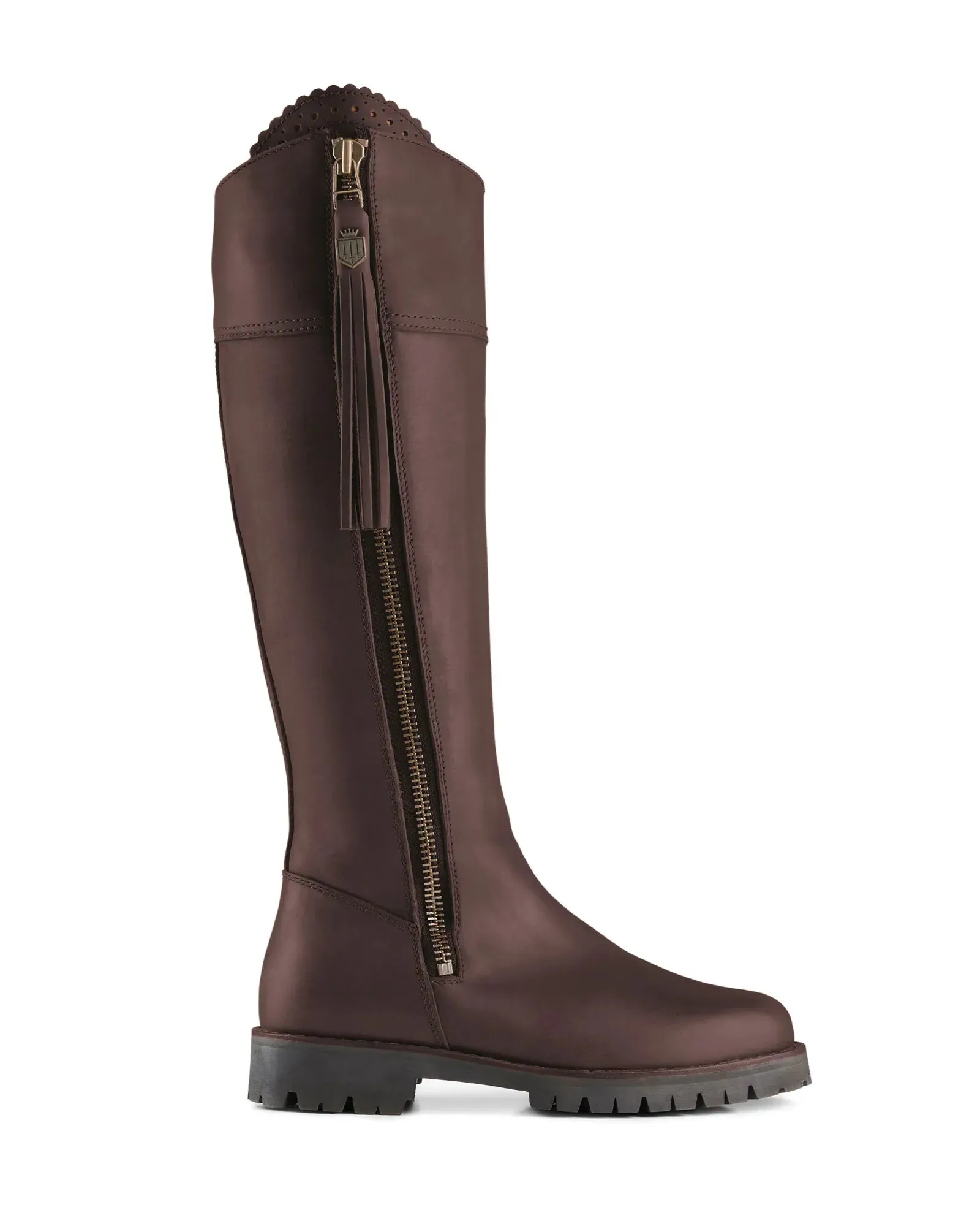 The Explorer Narrow Fit Boot - Mahogany Leather