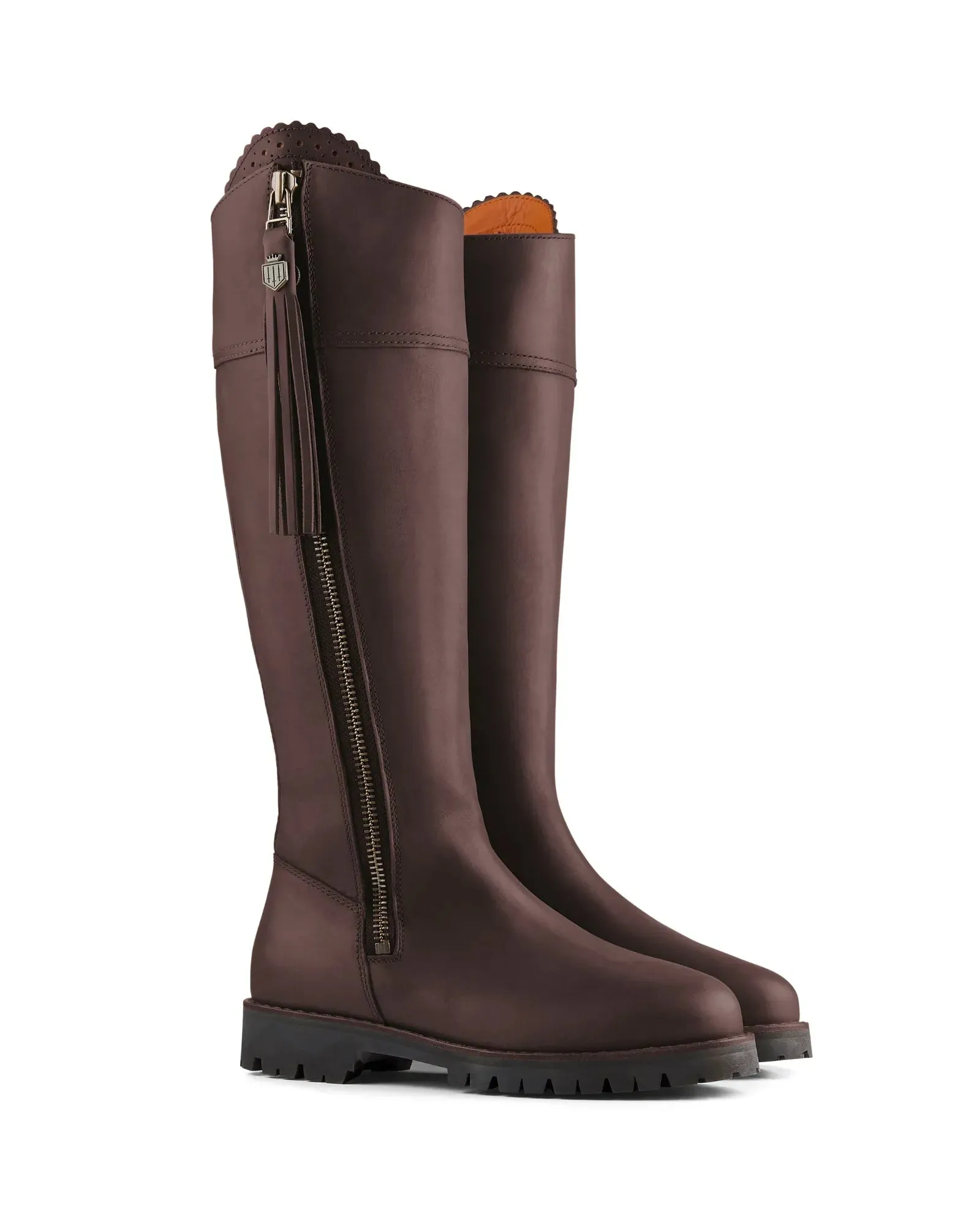 The Explorer Narrow Fit Boot - Mahogany Leather