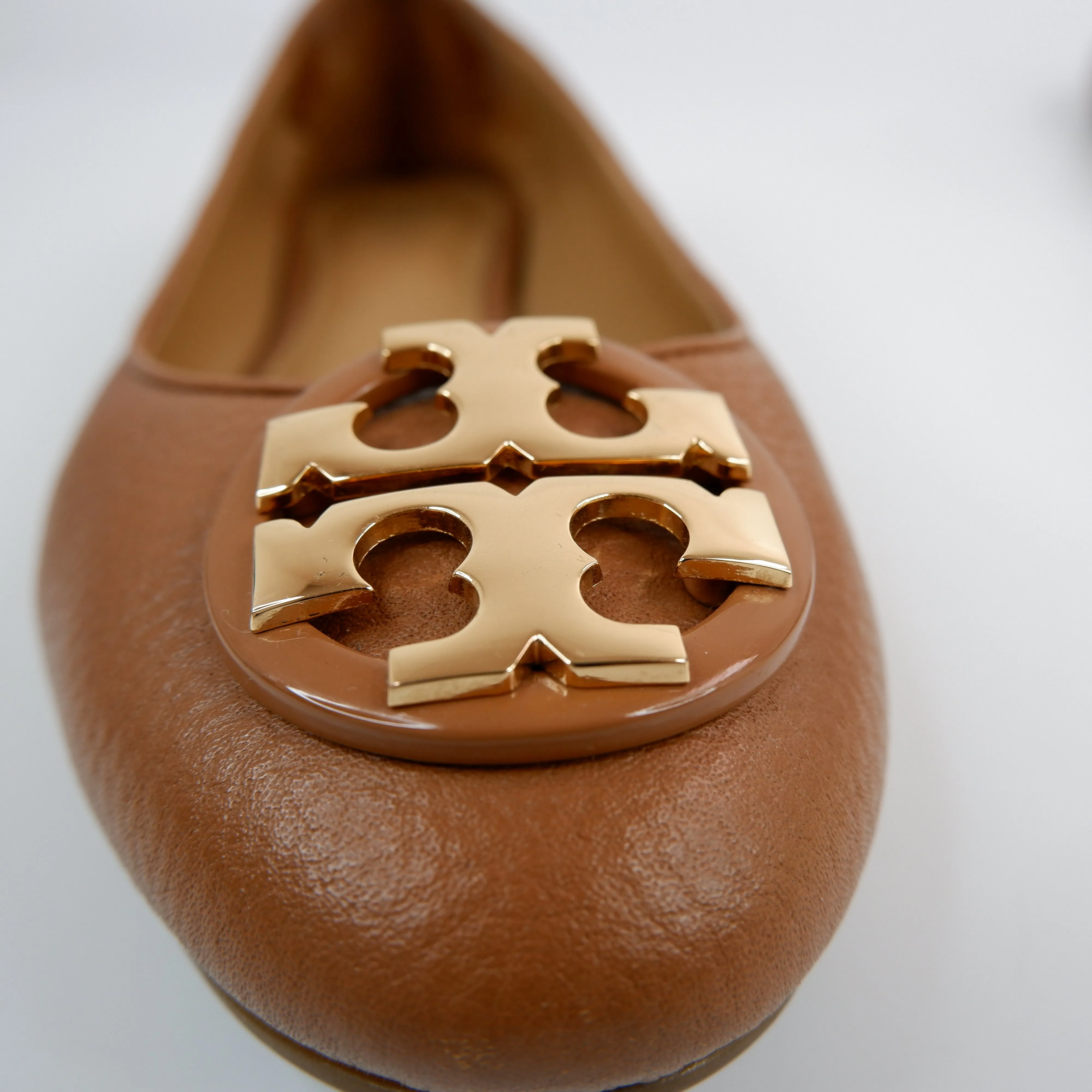 Tory Burch Ballet Flats Brown 7.5/38