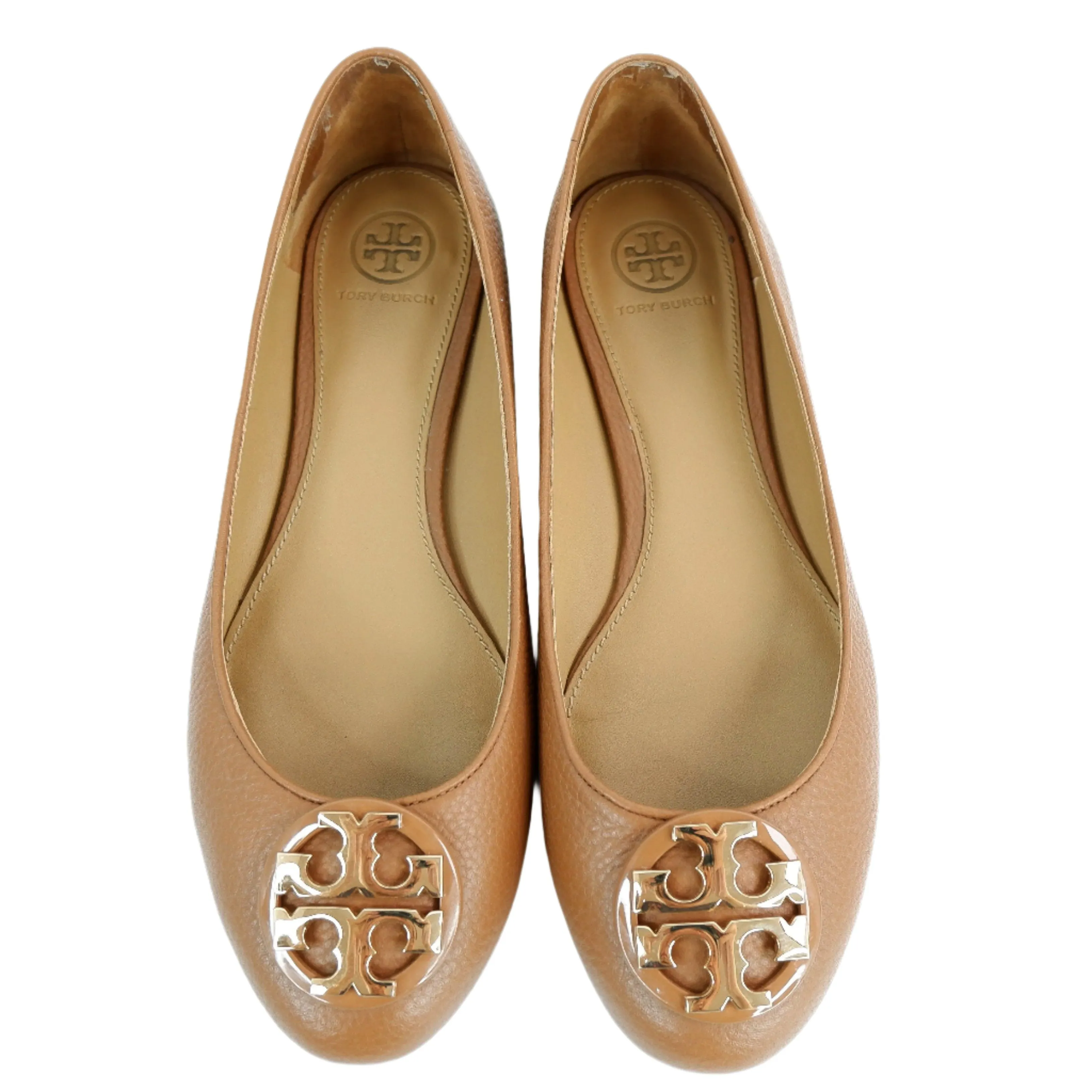 Tory Burch Ballet Flats Brown 7.5/38