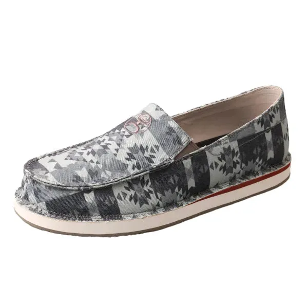 TWISTED X MEN’S HOOEY SLIP-ON GREY MULTI-MHYCL02