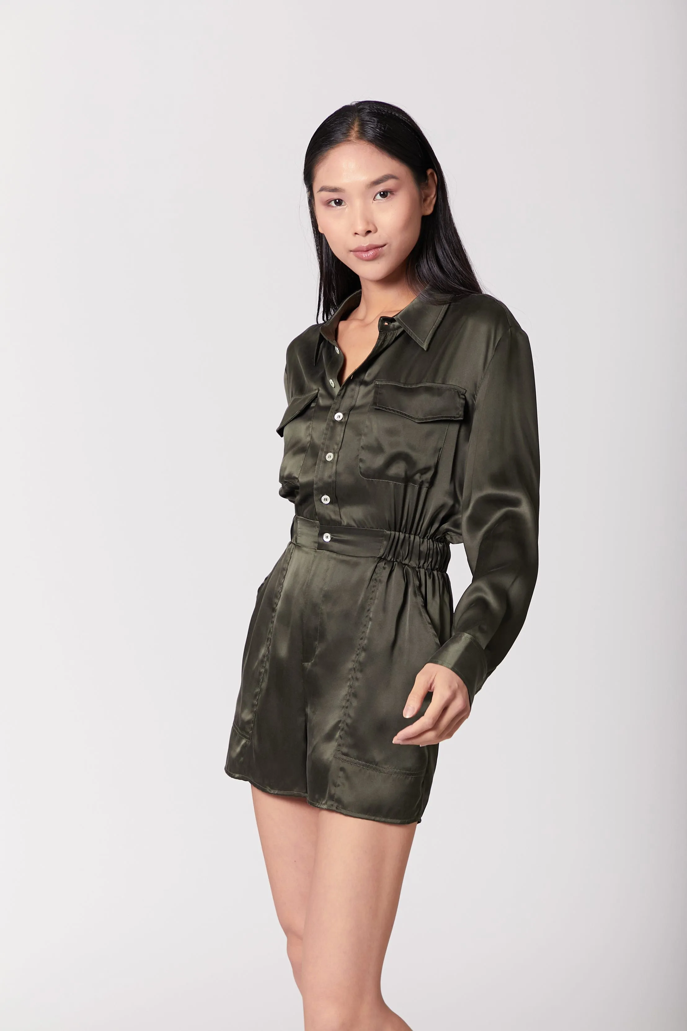 Utility Romper Jumpsuit Short