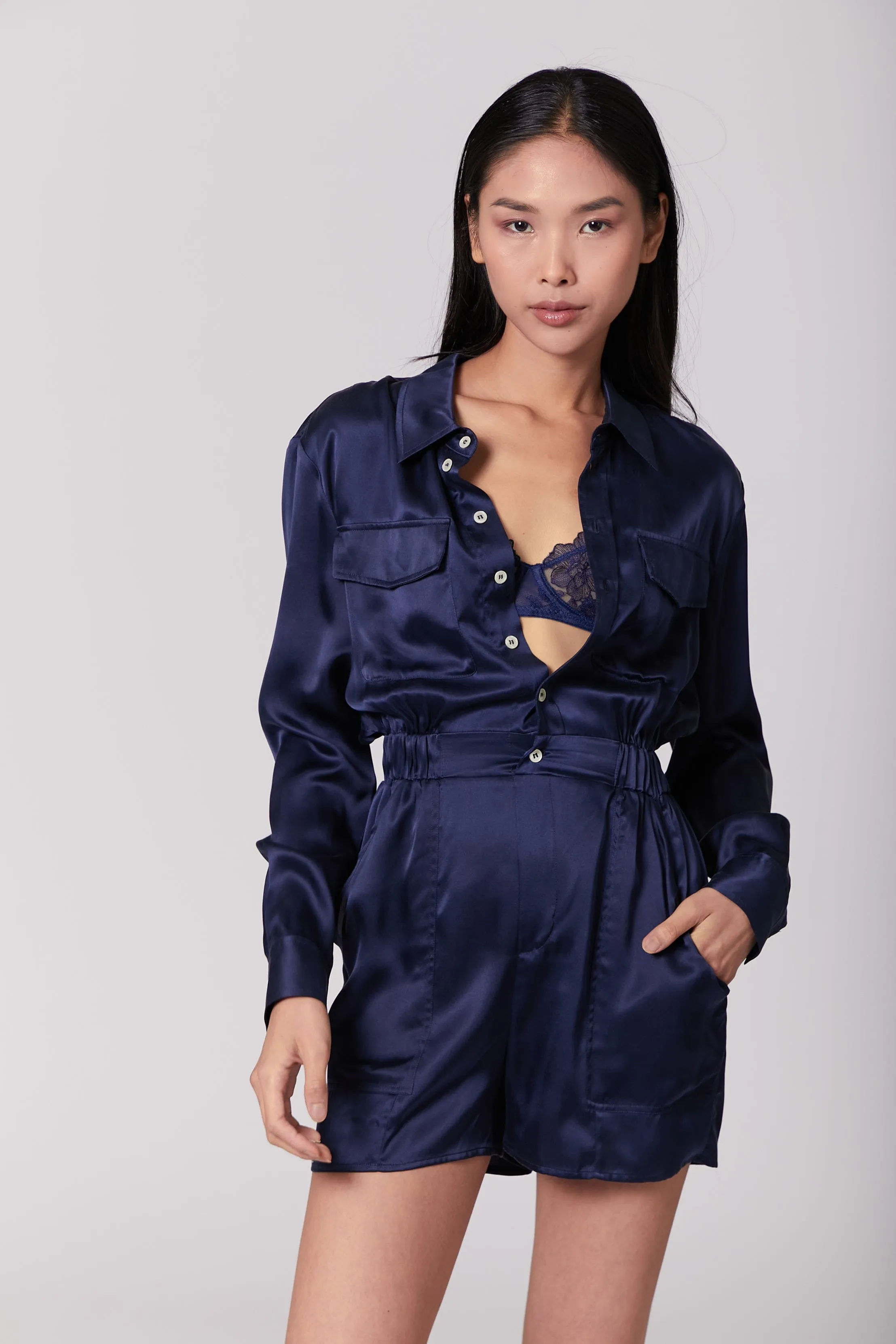 Utility Romper Jumpsuit Short